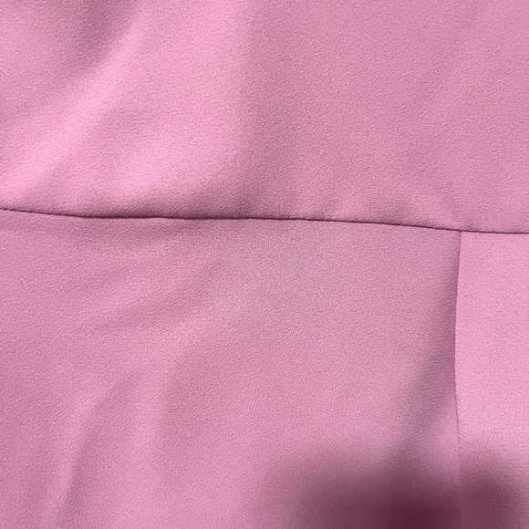 Bar III Pink Wrap Blouse with Bishop Sleeves XS - Picture 6 of 8